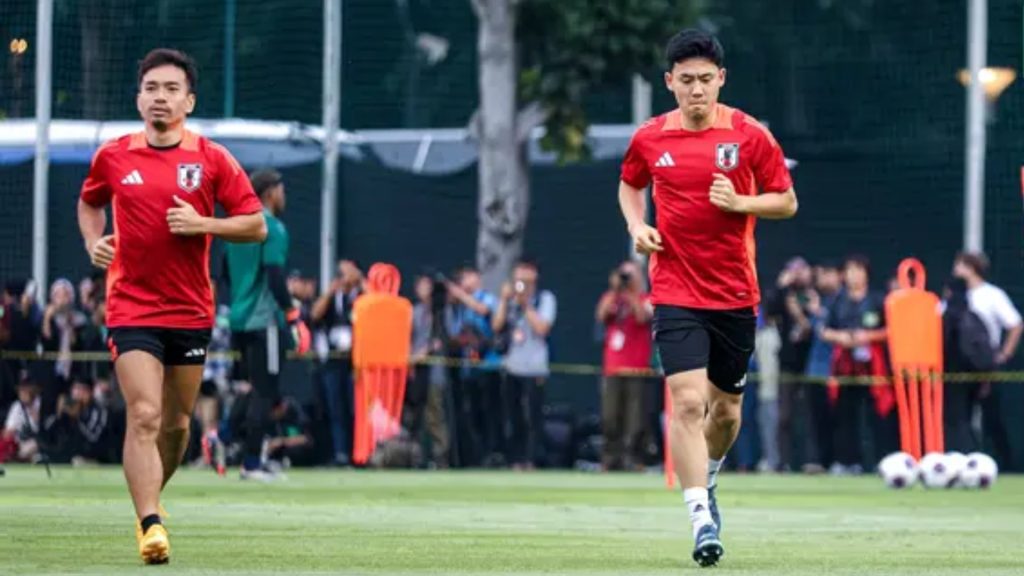 Mengintip Sesi Latihan Jepang Jelang Vs Timnas Indonesia