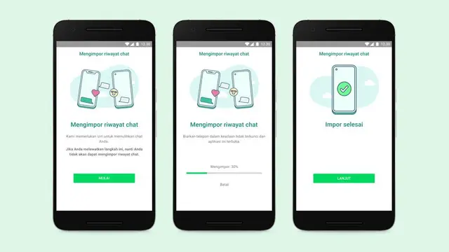 Berikut cara mentransfer chat WhatsApp ke ponsel Android tanpa Google Drive
