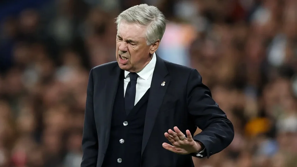 Carlo Ancelotti Kesal Real Madrid Tidak Di beri Penalti oleh Wasit